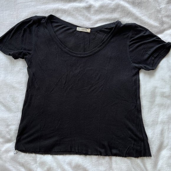 Rag & Bone Ribbed Baby T-Shirt - Picture 1 of 5